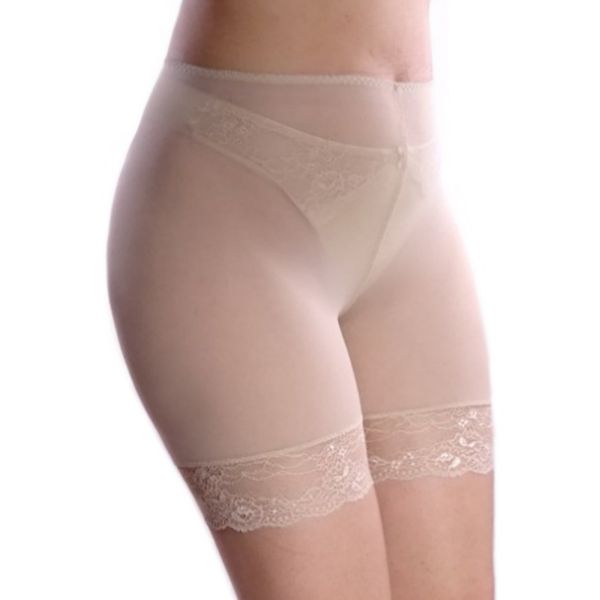 Клин против протриване на бедра от тюл и  дантела в телесен цвят New look